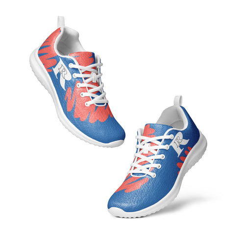 Real Rich Logo blue red spots Men’s athletic shoes