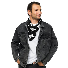 Real Rich Logo's Black All-over print bandana