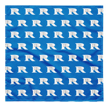 Real Rich Logo's Royal Blue All-over print bandana