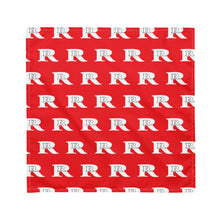Real Rich Logo's Red All-over print bandana