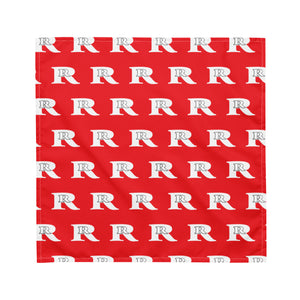 Real Rich Logo's Red All-over print bandana