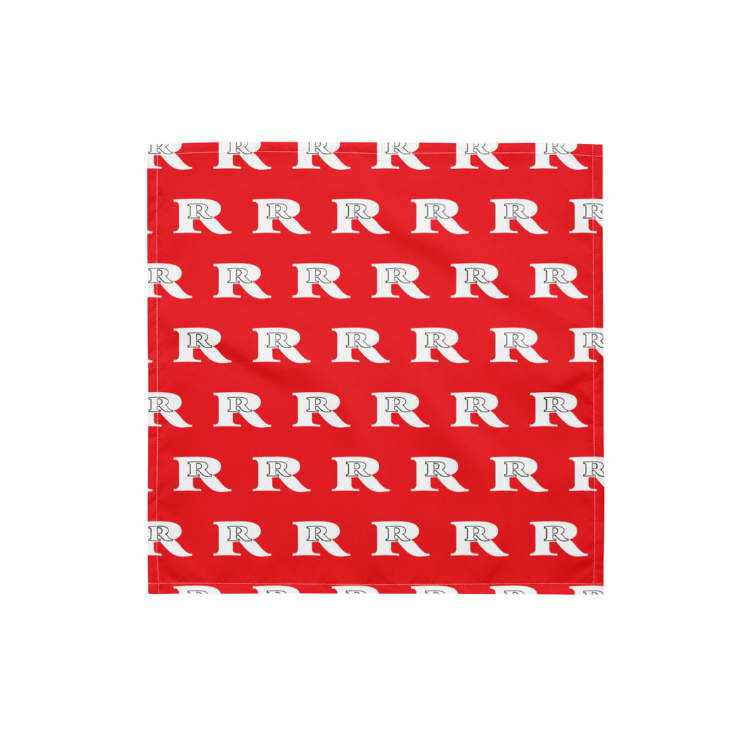 Real Rich Logo's Red All-over print bandana