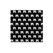 Real Rich Logo's Black All-over print bandana