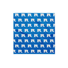 Real Rich Logo's Royal Blue All-over print bandana