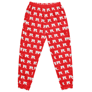 Real Rich Logo's Red Unisex track pants