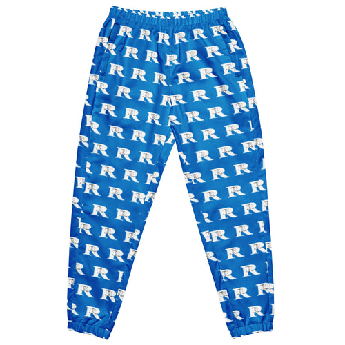 Real Rich Logo's Royal Blue Unisex track pants