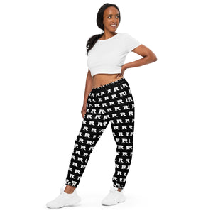 Real Rich Logo's Blk Unisex track pants