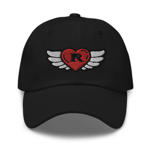 RR Heart w/ wings Dad hat (cpu flaw)