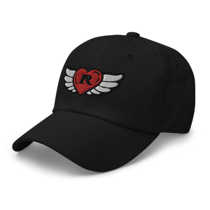 RR Heart w/ wings Dad hat (cpu flaw)