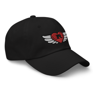 RR Heart w/ wings Dad hat (cpu flaw)