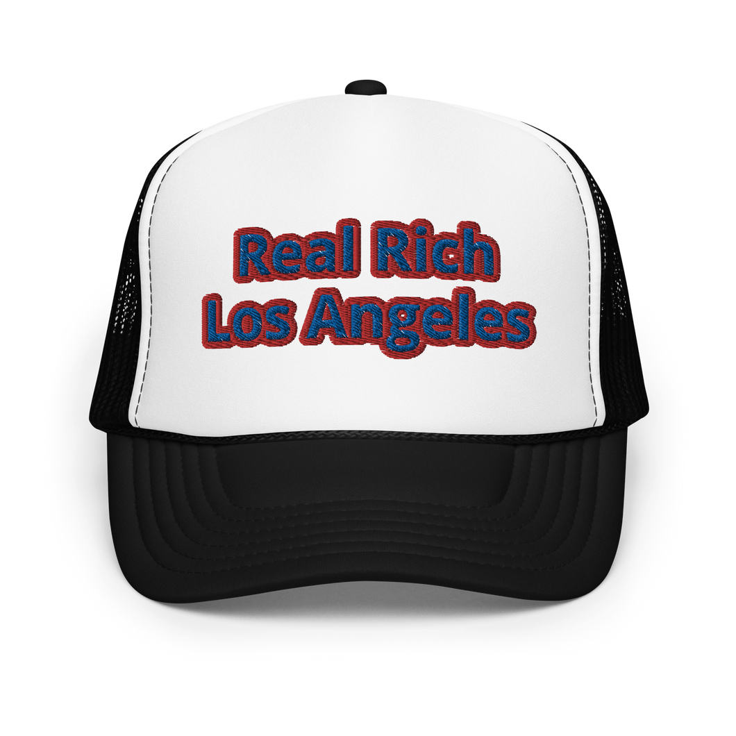 Real Rich LA Foam trucker hat