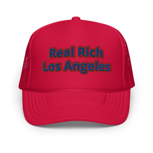 Real Rich LA Foam trucker hat