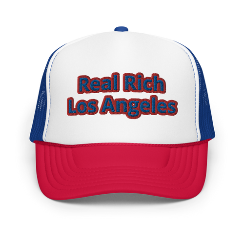 Real Rich LA Foam trucker hat