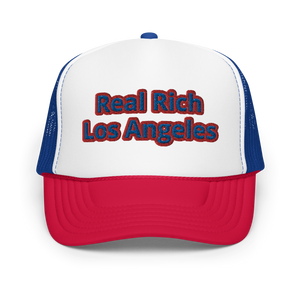 Real Rich LA Foam trucker hat