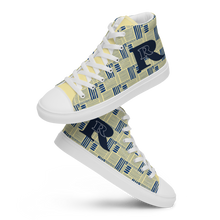 Real Rich Logo Men’s high top canvas shoes