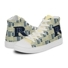 Real Rich Logo Men’s high top canvas shoes