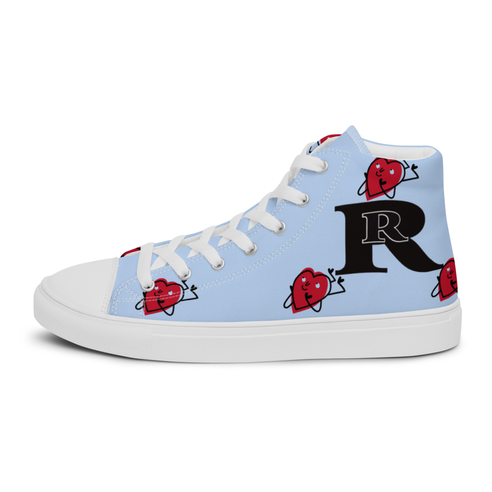 Real Rich Men’s high top canvas shoes