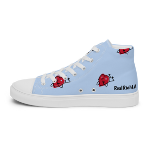 Real Rich Men’s high top canvas shoes