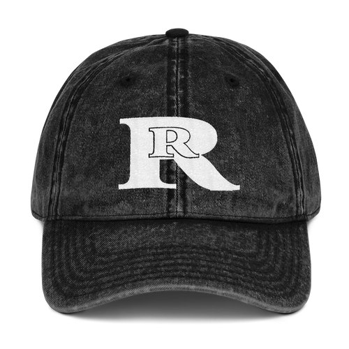 Real Rich Logo Vintage Cotton Twill Cap
