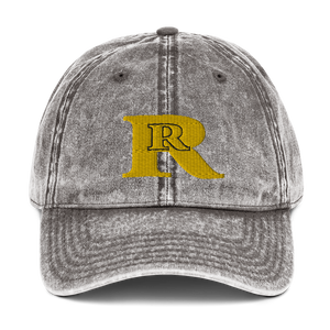 RR logo Vintage Cotton Twill Cap (3dpuff)