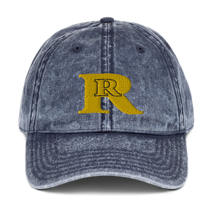 RR logo Vintage Cotton Twill Cap (3dpuff)