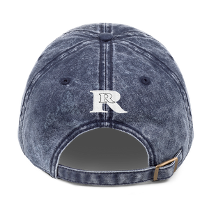 Real Rich Logo Vintage Cotton Twill Cap