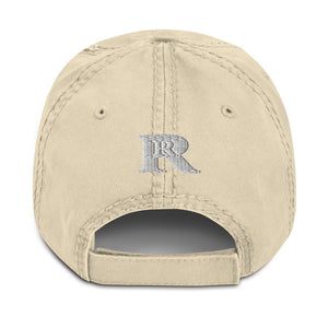 Real Rich Distressed Dad Hat