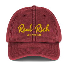 Real Rich LA Gold Vintage Cotton Twill Cap