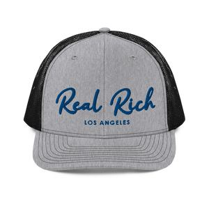 Real Rich LA Blue Trucker Cap