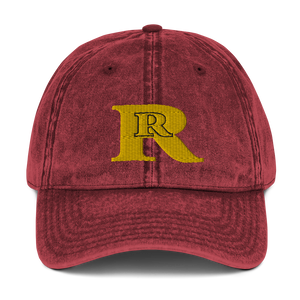 RR logo Vintage Cotton Twill Cap (3dpuff)