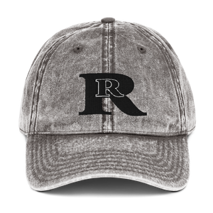 RR logo Vintage Cotton Twill Cap (3dpuff)