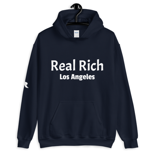 Real Rich Los Angeles RRLA back Unisex Hoodie