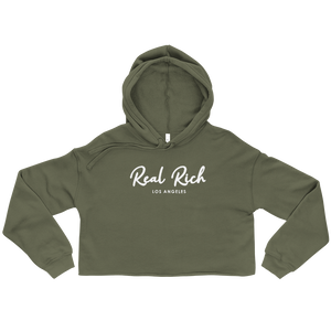 Real Rich LA Crop Hoodie
