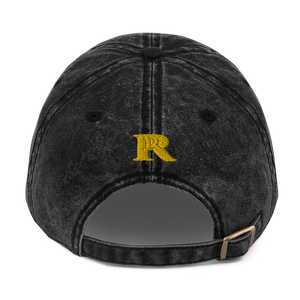 RR logo Vintage Cotton Twill Cap (3dpuff)