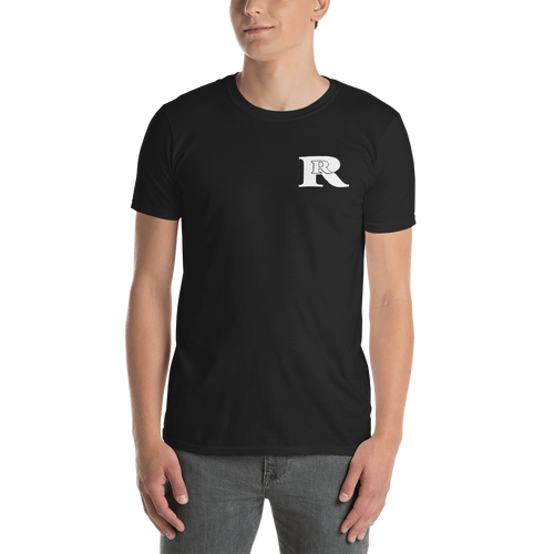 Real Rich Lil Logo Gildan 64000 Unisex Softstyle T-Shirt with Tear Away Label