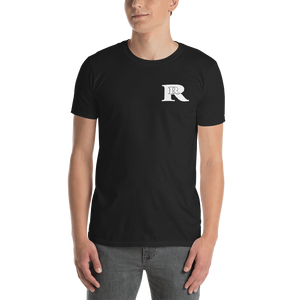 Real Rich Lil Logo Gildan 64000 Unisex Softstyle T-Shirt with Tear Away Label