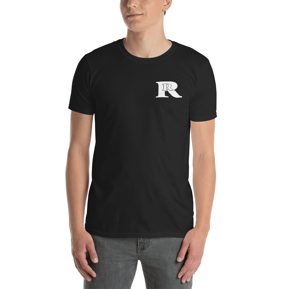 Real Rich Lil Logo Gildan 64000 Unisex Softstyle T-Shirt with Tear Away Label
