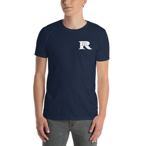 Real Rich Lil Logo Gildan 64000 Unisex Softstyle T-Shirt with Tear Away Label