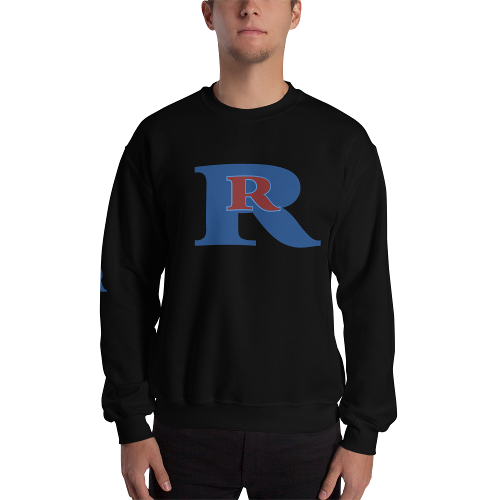 Real Rich Logo w/ logo on sleever Sweatshirt