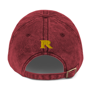 RR logo Vintage Cotton Twill Cap (3dpuff)
