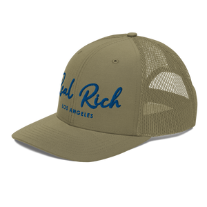 Real Rich LA Blue Trucker Cap