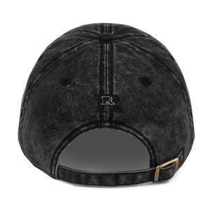 RR logo Vintage Cotton Twill Cap (3dpuff)