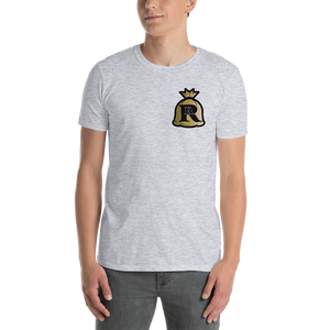 Real Rich Bag Lil Logo Gildan 64000 Unisex Softstyle T-Shirt with Tear Away Label