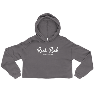 Real Rich LA Crop Hoodie