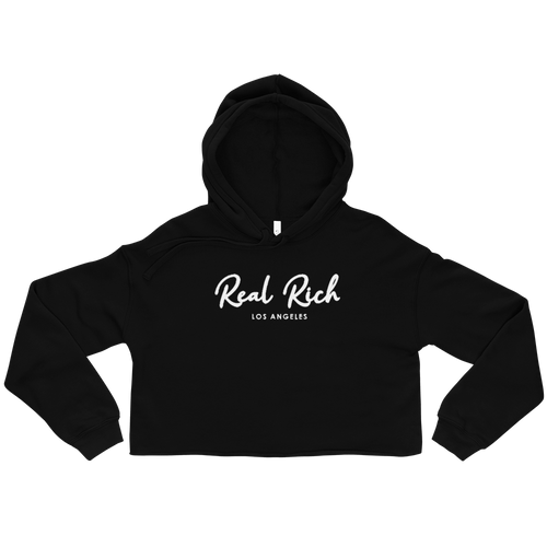 Real Rich LA Crop Hoodie