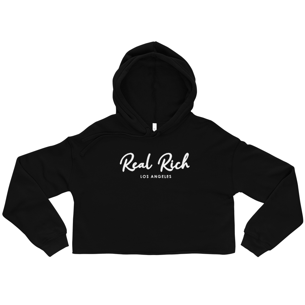 Real Rich LA Crop Hoodie