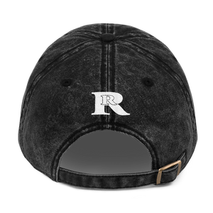 Real Rich Logo Vintage Cotton Twill Cap