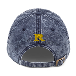 RR logo Vintage Cotton Twill Cap (3dpuff)