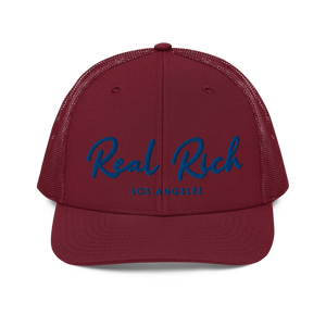 Real Rich LA Blue Trucker Cap