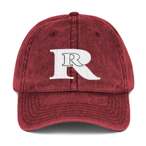 Real Rich Logo Vintage Cotton Twill Cap
